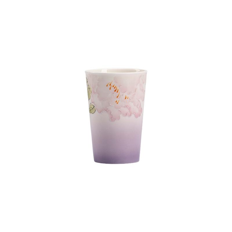 Twelve Flowers Teacup Set Handmade Ceramic Small Coke Cup Simple Modern Tea Drinking Master Cup Chinese Tea Room