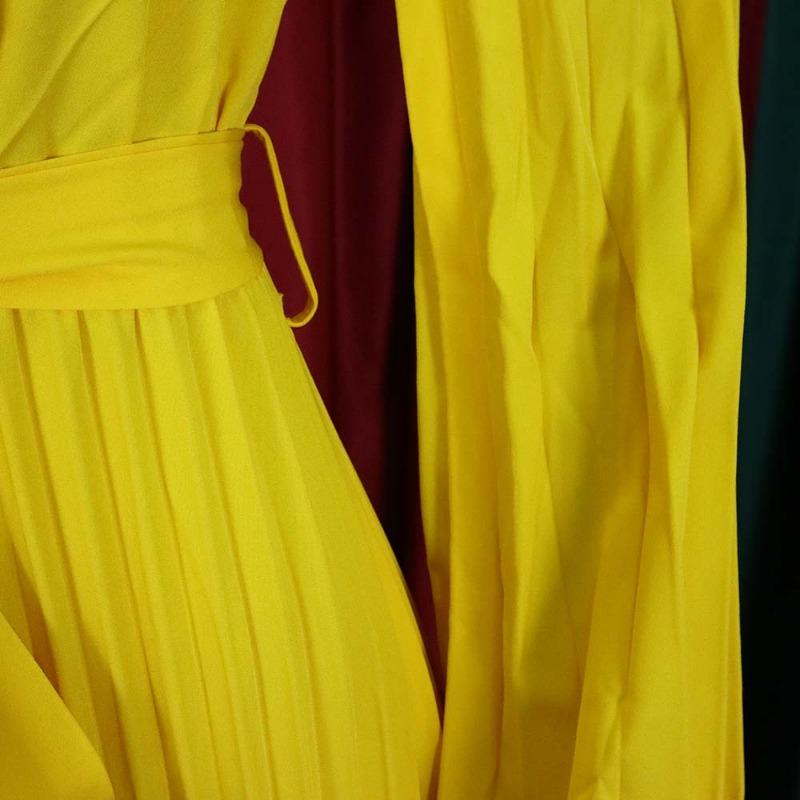 Chic and Comfortable European and American Style V-neck Tie-back Pressed Pleated Plus Size Jumpsuit for Women In Summer