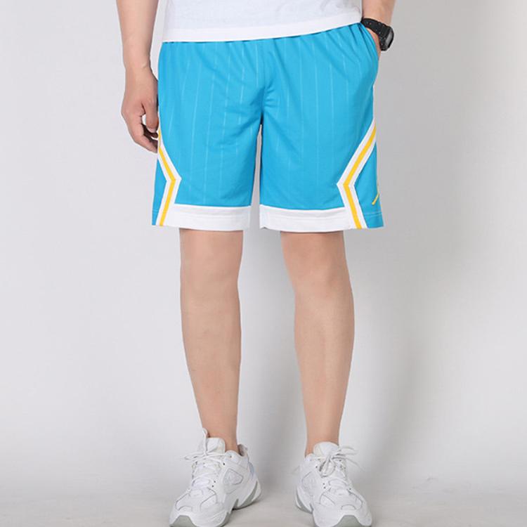Jordan Jumpman Diamond Basketball Training Shorts Men Bottoms Lake-Blue CD4909-446