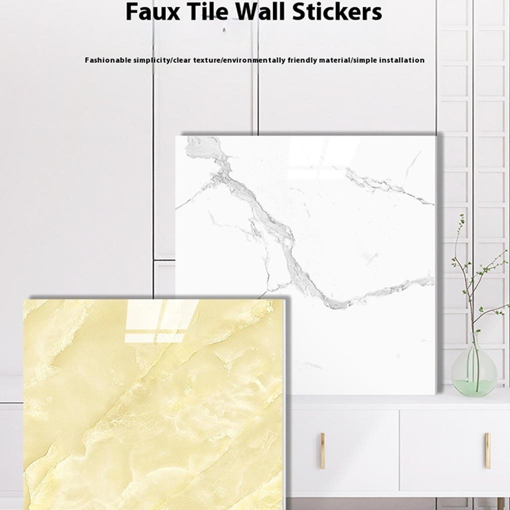 PET Bathroom Sticker Anti-slip Room Sticker Bathroom PET Imitation Marble For Self-adheve Adheve Tile Floor