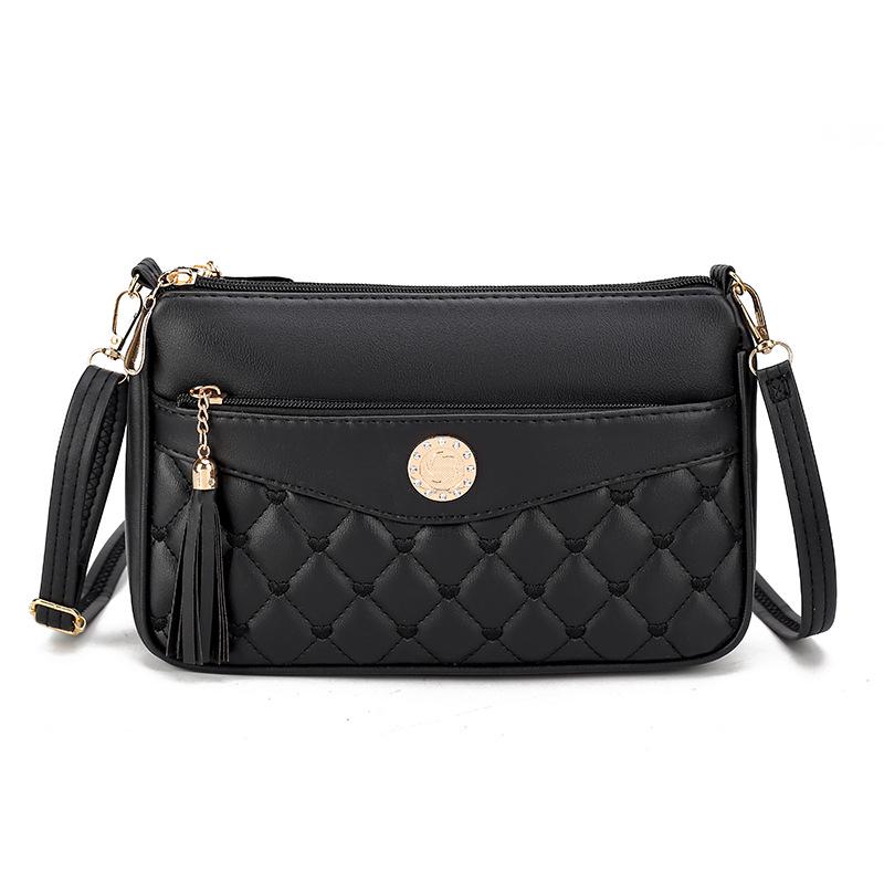 

Summer Tassel Crossbody Bag - Mom Style Women s Small & Medium Shoulder Bag чёрный