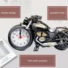 1PC Modern Simplicity Motorcycle Alarm Clock Multipurpose Motorcycle Ornament Creative Arabic Numeral Clock Home Office Decor
