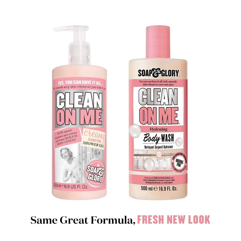 Soap   Glory Original Pink Clean On Me Clarifying Body Wash 16.9 Oz