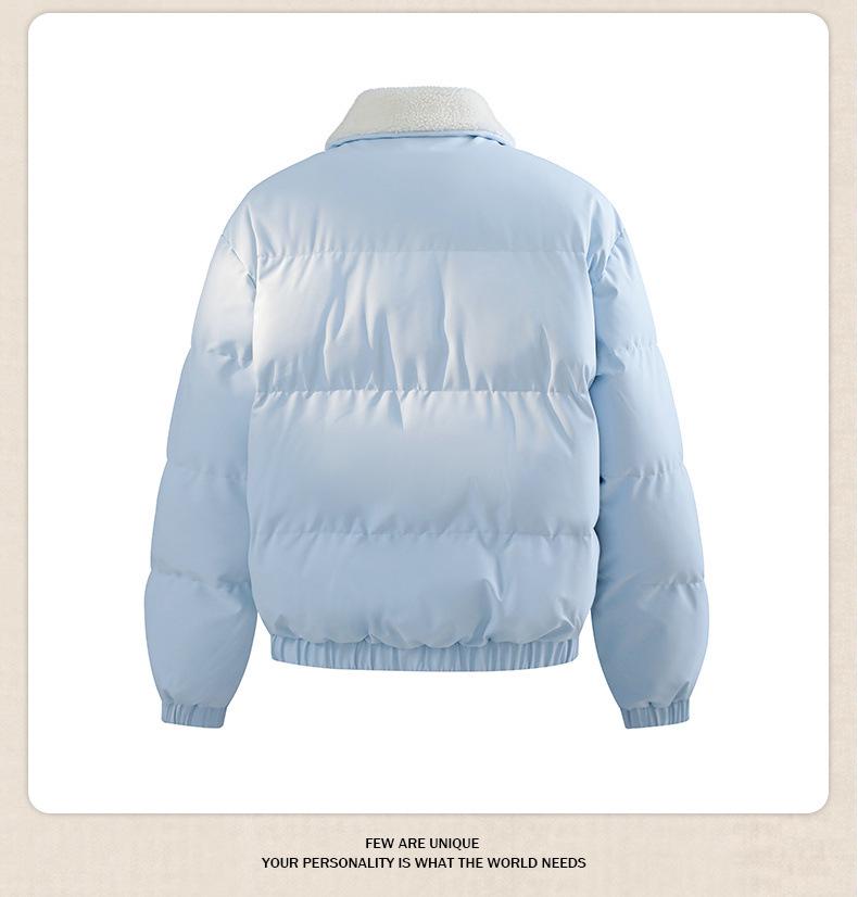 2025 Lambswool Collar Cotton Jacket - Couple's Retro Winter Casual Workwear