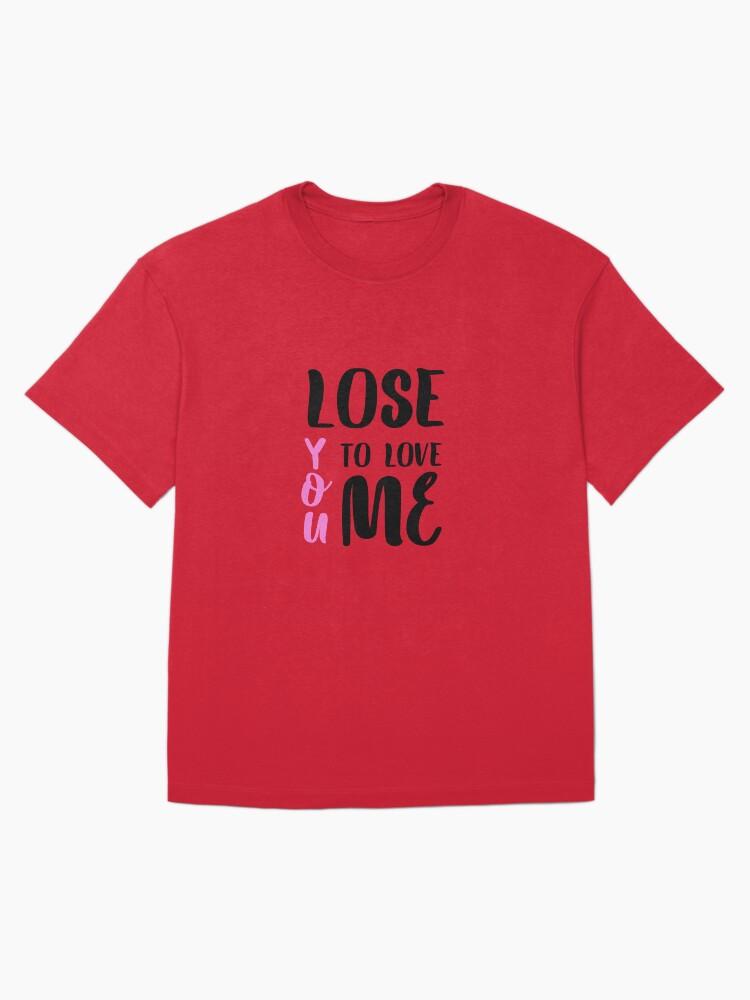 Lose You To Love Me Zitat Selena Gomez Oversized T-Shirt