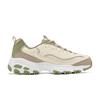 Skechers DLites 1.0 Comfortable Versatile Durable Low-Top Casual Shoes Women Sneaker Brown Green 150536-NTGR
