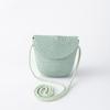 Pure Color Children Straw Bag Handmade Rattan Bag New Handwoven Beach Bag  Women
