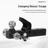 Universal Off-Road RV Truck Towing Hitch with Tri-Ball and Square Hook