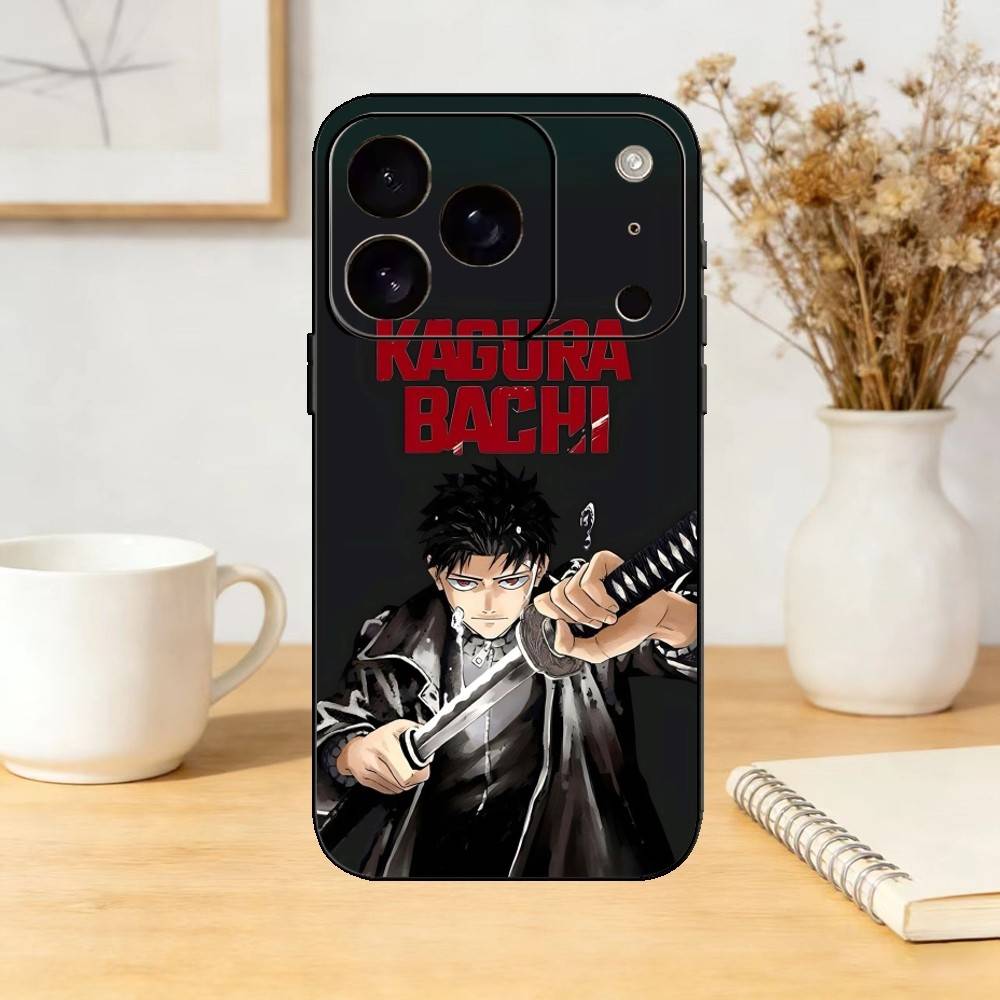 Chihiro Dark Anime K-Kagurabachi Phone Case Silicone black Soft For IPhone 17,16,15,14,13,12,11,SE,Plus Pro Max