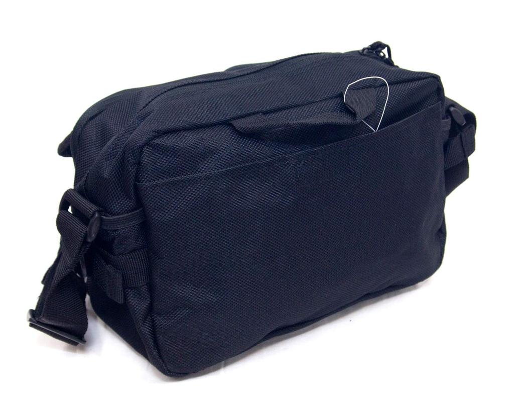 STORMCROS Bolsa Militar S para Forças 0286 Bolsa/Bolsa Pequena/Bolsa de Ombro/Bolsa de Cintura/Autodefesa Corporal (Preto)