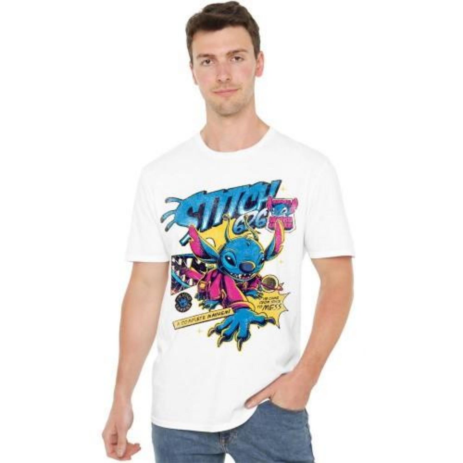

Lilo & Stitch Unisex Adult 626 Comic T-Shirt S чёрный