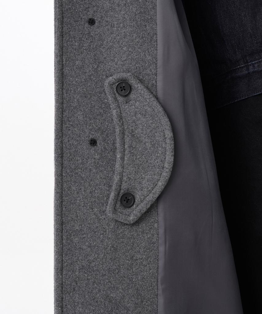 Musinsa Standard Daily Balmacaan Coat [Medium Grey]