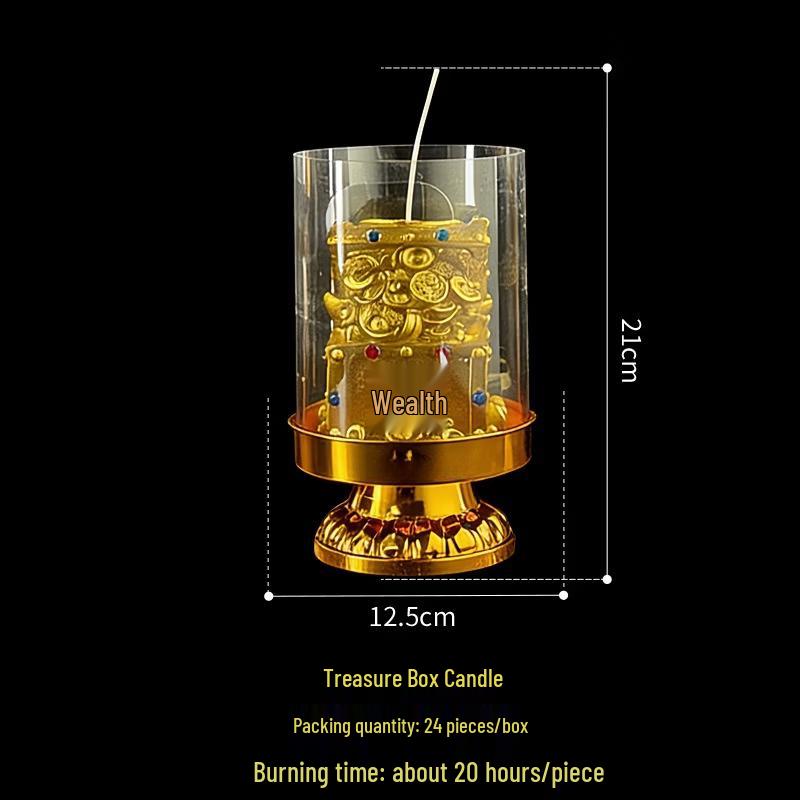 Handun Auspicious Windproof Lotus Candle