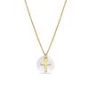 Collier En Nacre Blanche, Finition Ou Jaune 18 Carats - Yrmul