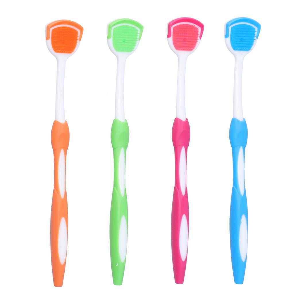 Gratte-langue en plastique pour voyage, portable, rafraîchit l'haleine, brosse nettoyante pour la langue, pour les soins bucco-dentaires