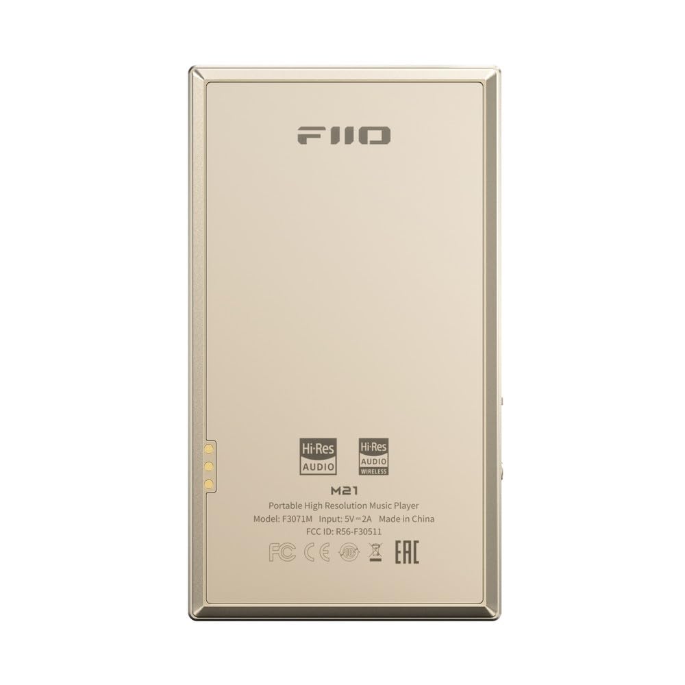 FIIO M21 Titanium Gold FIO-M21-G [Ships from an authorized Japanese retailer, includes serial number] Portable Digital Audio Player (DAP)