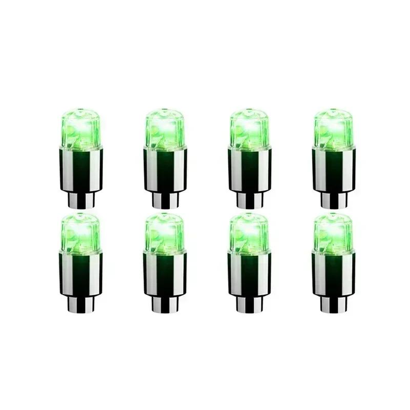 Wheel Lights Cap Car Auto Wheel Tire Tyre Air Valve Stem LED Light Cap Cover Accessories For Bike Car Motorcycle Waterproo