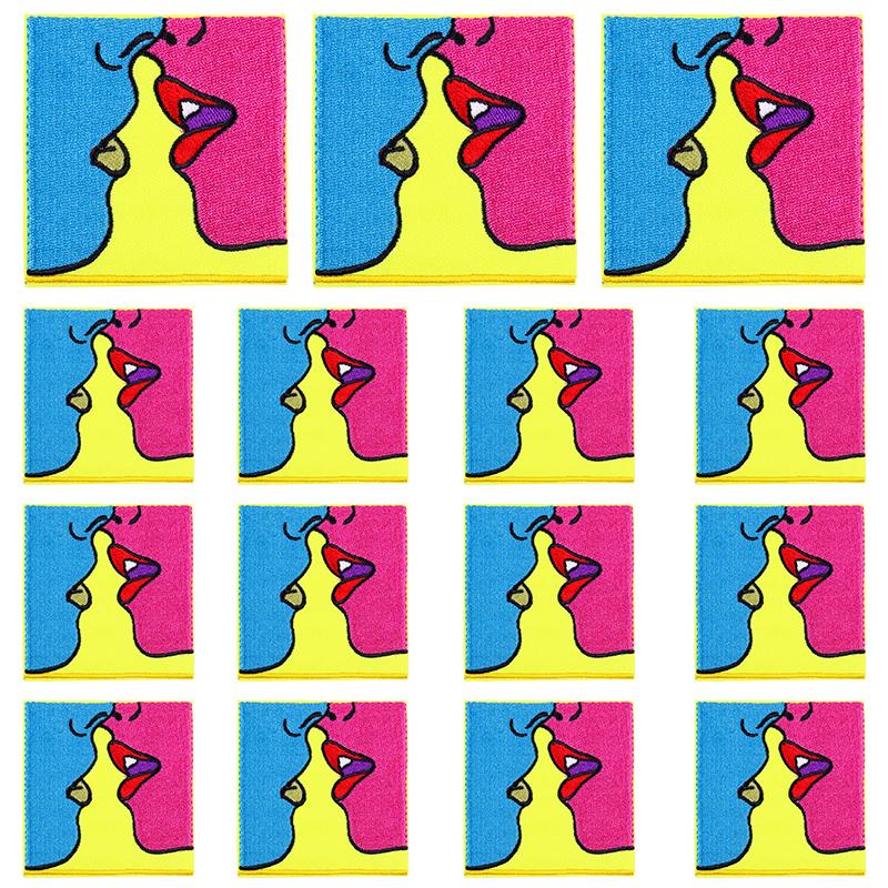 5 szt./Partie Księżyc Motyl Taśma Kwiat Haftowana Naszywka Kreskówkowe Naszywki Na Ubrania DIY Naszywki Do Naprasowywania Na Ubrania Naklejki Do Naszywania