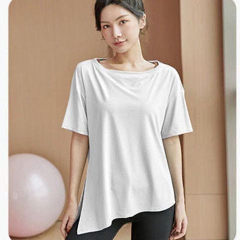 

Летние топы для йоги, спортивная рубашка, женский топ для фитнеса, тренажерного зала, футболки для бега, йоги, женский спортивный топ, быстросохнущие топы для тренировок для женщин S белый