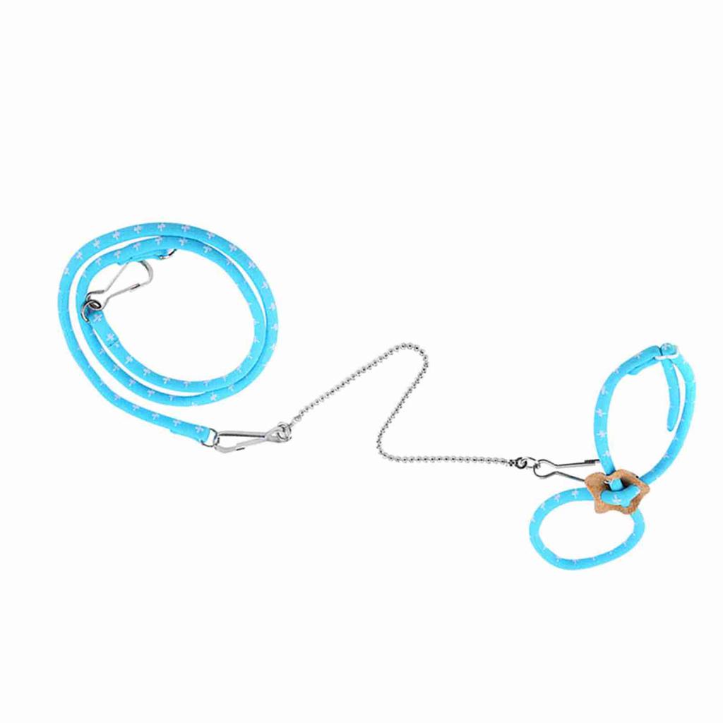 Pet Hamster Adjustable Harness Small Rat Mouse Training   Leash with Finder Bell