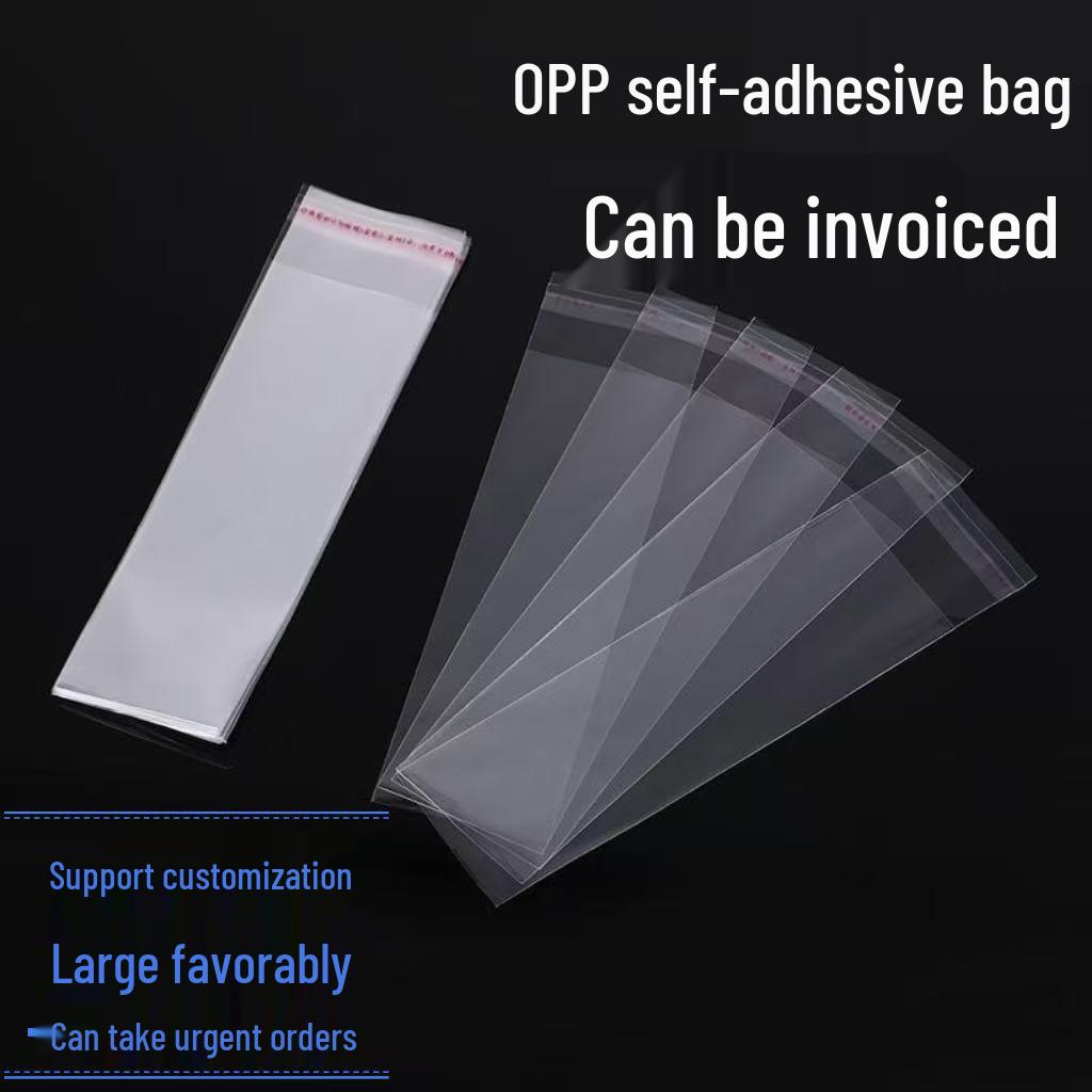 

Long Strip OPP Self-Adhesive Bag for Bracelet & Necklace Packaging, Transparent Jewelry Sticker, Self-Sealing 2.5*11 cm * 11-pcs * Double Layer * 100 pcs