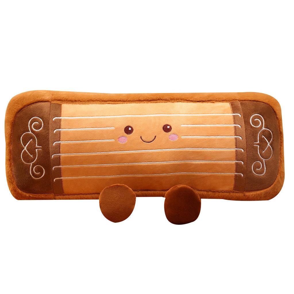 Traditional Guzheng Plush Toy Pillow For Kids And Giftgiving