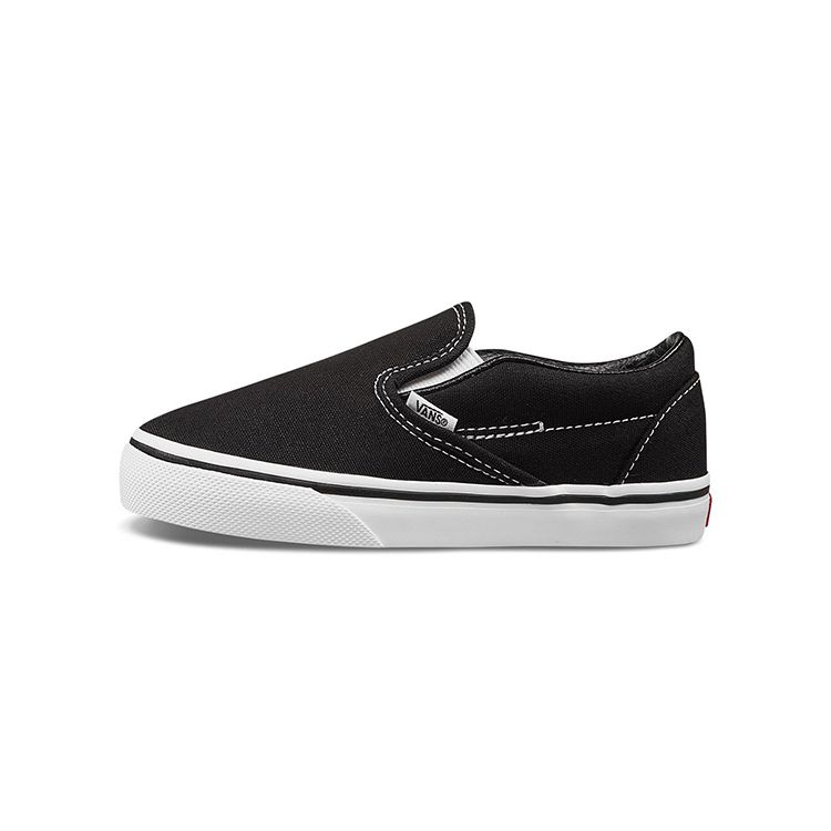 

Черные детские слипоны Vans для малышей, белые VN000EX8BLK