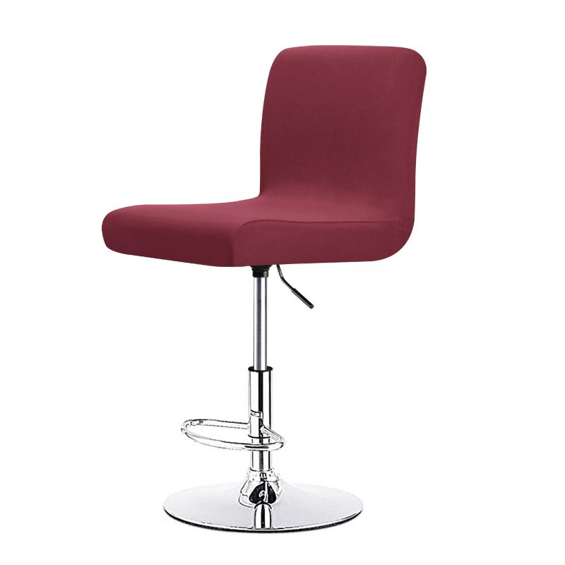 Waterproof Fabric Bar Chair Cover Stretch Short Back Chair Covers Washable Cheap Spandex Covers Chair For Home Hotel Banquet