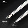 Jinhao 126 Fountain Pen Platinum Luxury Executive Pens 0.5mm/0.38mm Nib Ink Pens Writing Office Supplies Stationery PK 9019