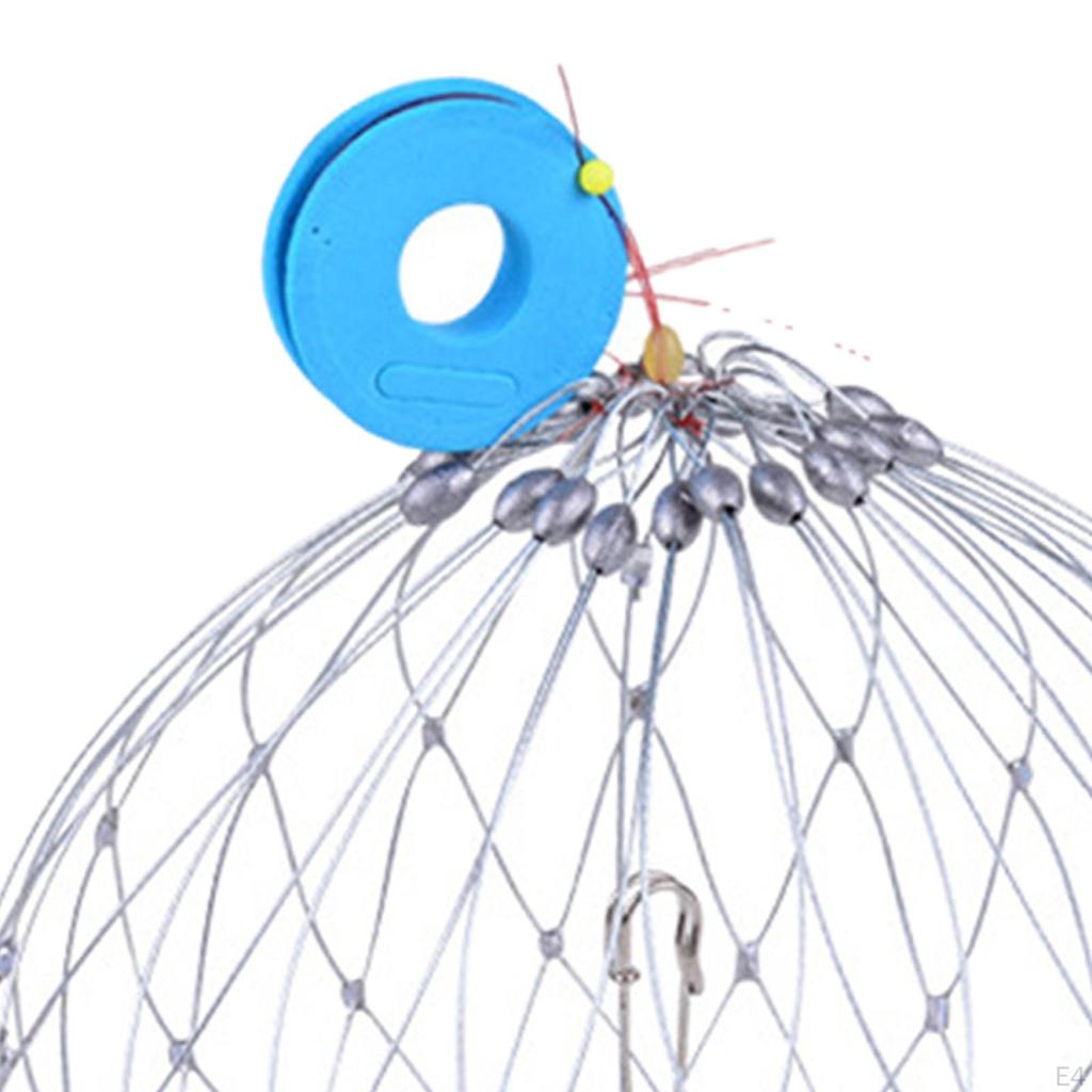 Fishing Crab Trap Net Automatic Open Closing Fish Cage