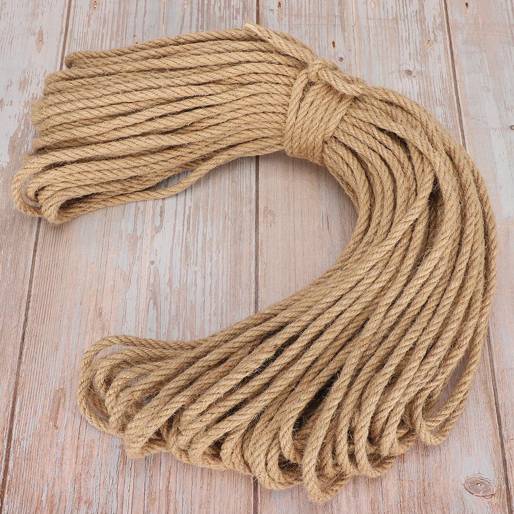 Durable Sisal Rope for Cat Tree DIY Scratching Toys Scratch Board Pet Cat Supplies6mm 50m