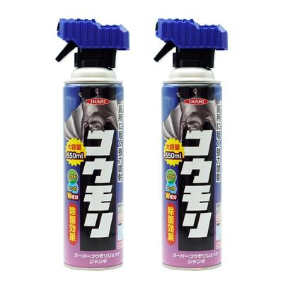 Super Bat Jet Jumbo 550ml of Repellent and Prevents Intrusion (Set 2) -