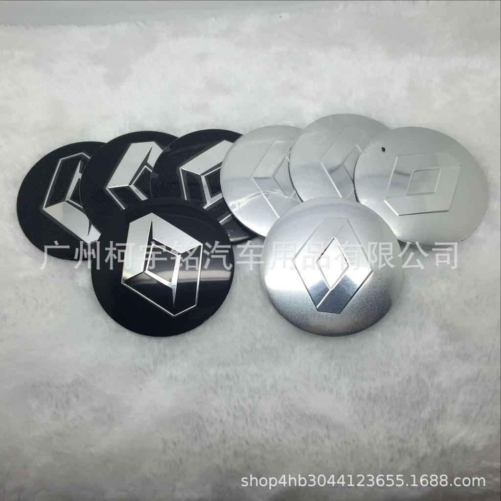 4pcs 56/60/65mm Wheel Center Hubcap Badge Stickers for Renault Captur Megane 2 3 4 Clio Arkana Laguna MK4 Duster Fluence Logan