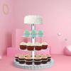 Clear Acrylic Cupcake Stand 3/4/5 Tier Detachable Design Cake Serving Rack Decorative Widely Use Dessert Display Holder