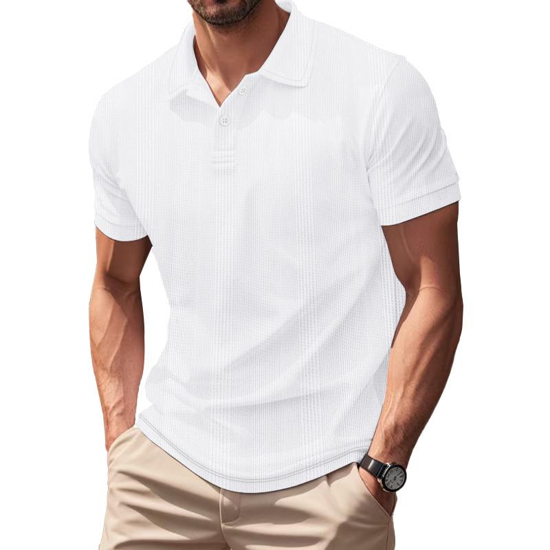 Sommer Herren Kurzarm Poloshirts Golfshirts Mode Business Casual Herren Tops T-Shirts Polo