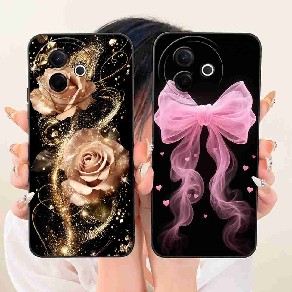 For Vivo Y39 5G Casing Cute Cat Butterfly ShockProof Cover For Vivo Y 39 Y39 5G V2443 V2436  Mobile Phone Cases Covers 6.68"