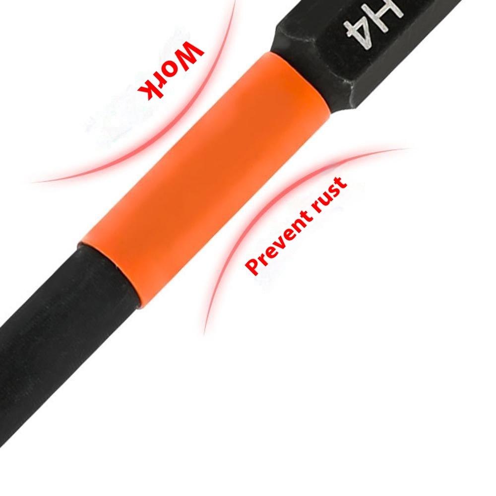 10PCS Hex Screwdriver Bit Set 100mm H3 TS2 Steel Magnetic Drill Bit for Electric Drill Screwdrivers