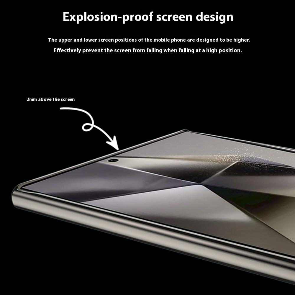 For Samsung Galaxy S24 Ultra Case Skin Touch PC+TPU+Cloth Phone Back Cover