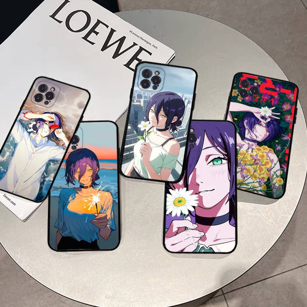 Action Anime Chainsaw Man Reze Arc Phone Case For Iphone 17 Air 16 15 14 13 12 11 Pro Max 16 15 14 Plus TPU Soft Case