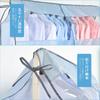 OTraki Clothes Rack 90cm Wide x 110cm Oxford Mothproof Clothes Cover with Transparent Clothes Hanger Velcro High Closet Dust Fixing Old Blue Cover,