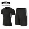 OEING Men's 2-Piece Outdoor Fitness Set