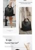 2026 Women's Genuine Cowhide Handbag - Large Capacity, New Woven Pattern Mother's Tote
