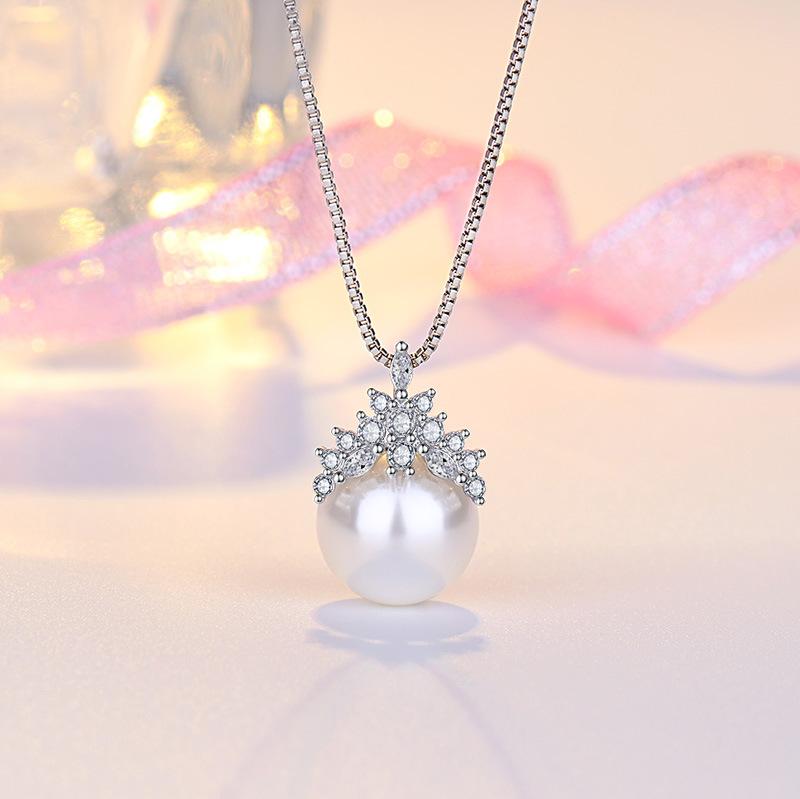 Lindon Women Necklace Pendant Copper Alloy Zircon Fashion Gift