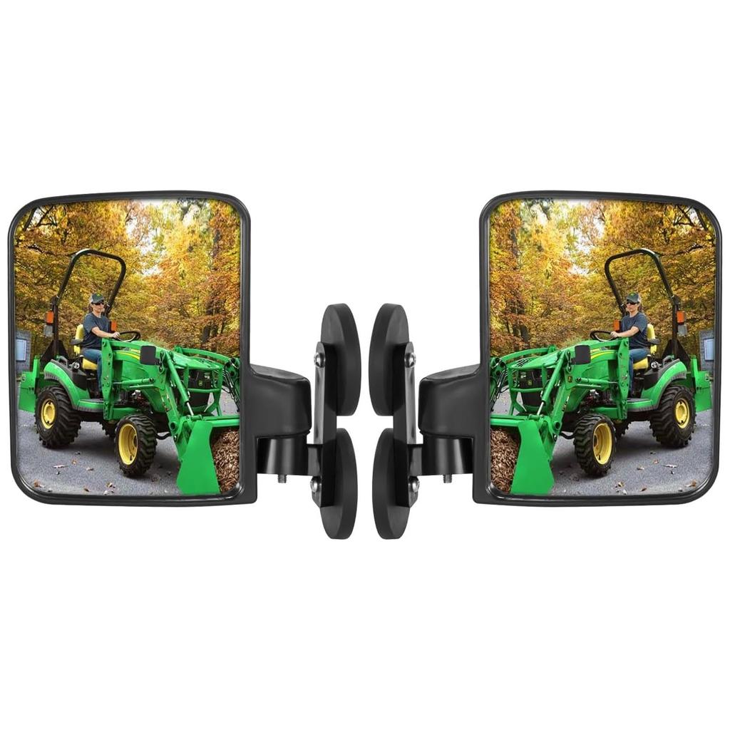 Tractor Magnetic Side Mirror, 2" X 2.6" Magnetic Attachment Size, Rear View Mirror Replacement,