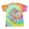 Care Bears New Adult T-Shirt - Spiral of Bears Tie Dye Style