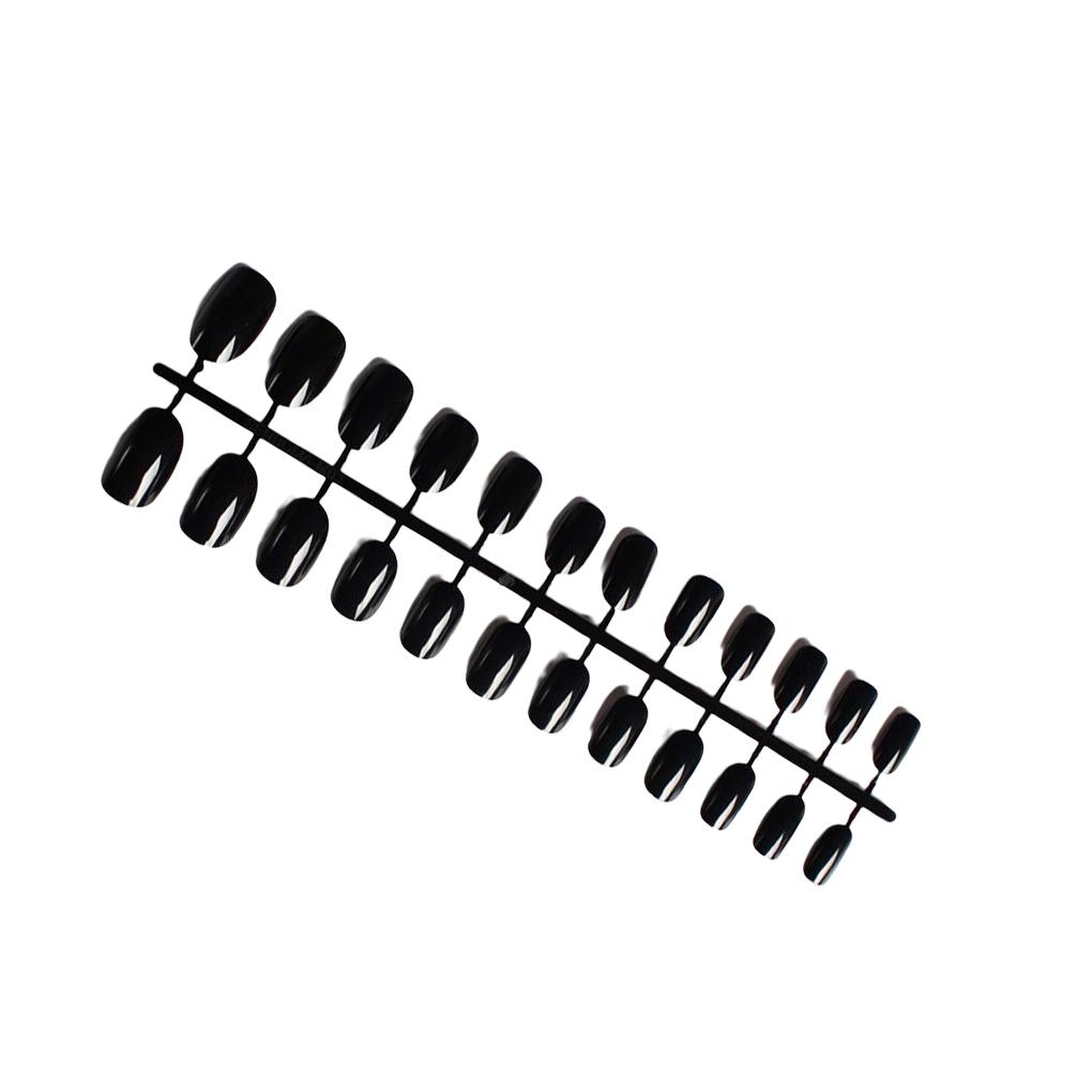 Nails Acrylic Round Polish Press on Artificial Fingernails Fashion Full Cover Manicure Tools Decoration Gifts Girls