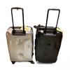 Durable Universal Wheel Trolley Suitcase with Trendy Concave-Convex Design
