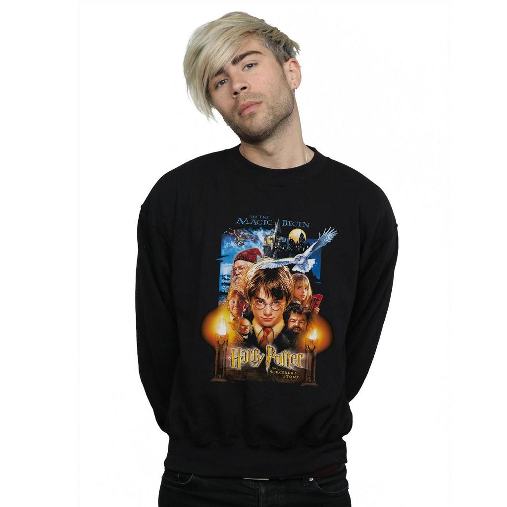 Harry Potter Mens The Sorcerer´s Stone Poster Sweatshirt