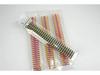 Plastic Loose Leaf Rings, 6-Pack - Openable Binding Strips for Office Use, Free Shipping