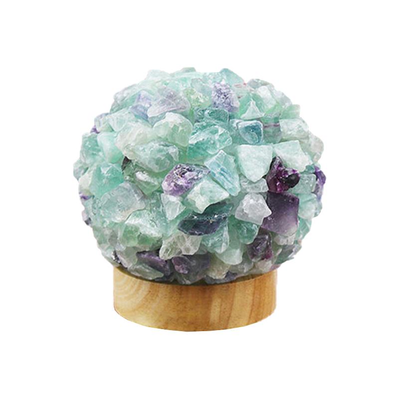 New Arrival Unique Luxury Natural Rose Quartz Pink Crystal Stone Table Lamp For